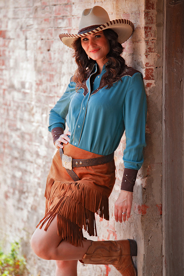 Fringed Cocktail Skirt