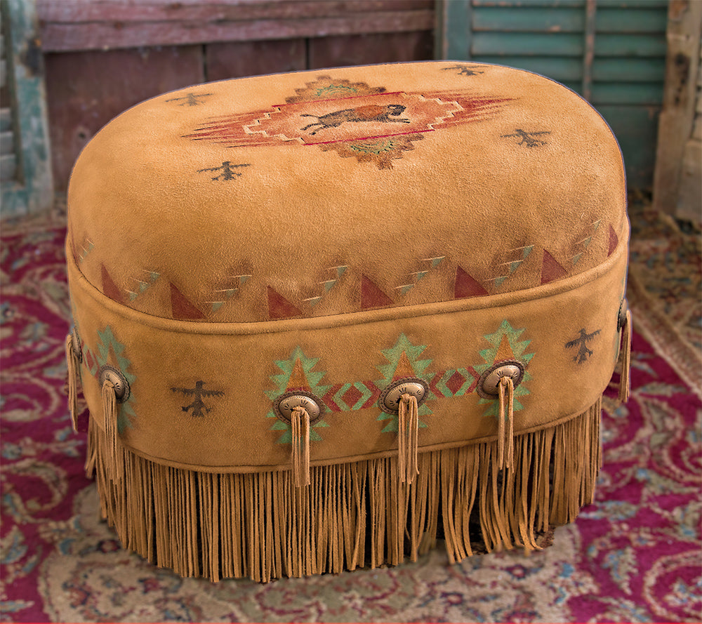 Buffalo Spirit Ottoman