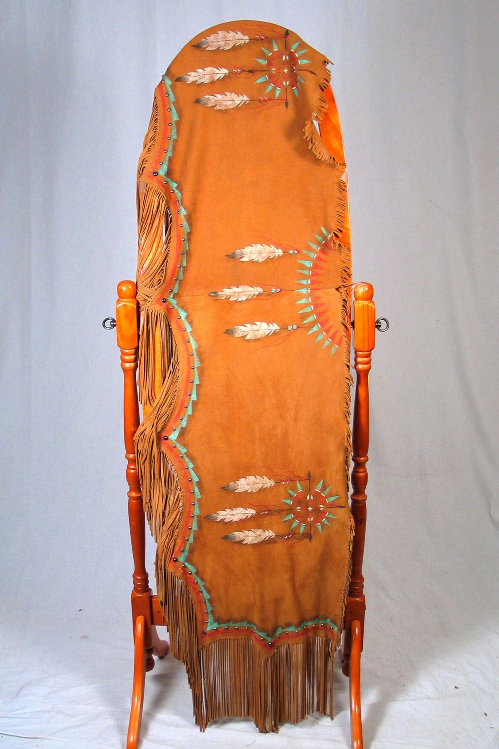 Indian Nation Fringed Shawl