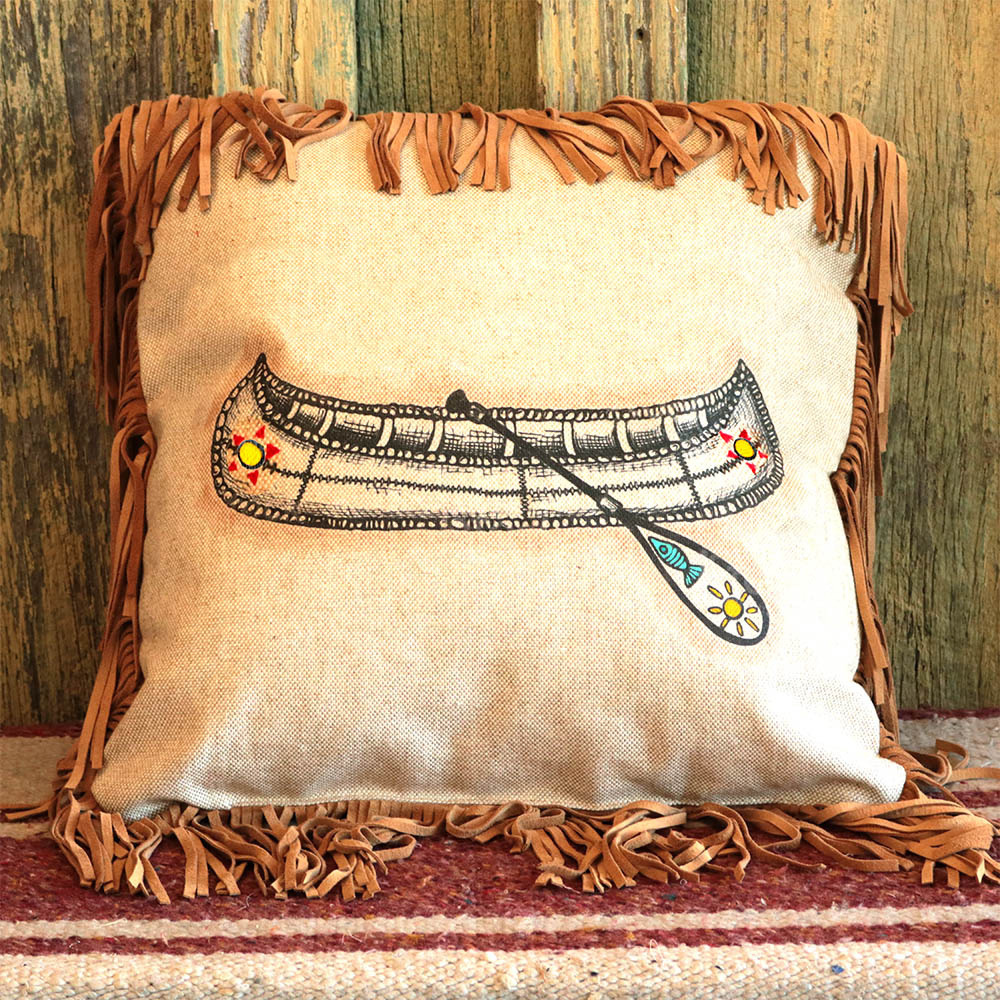 Canoe Linen Pillow