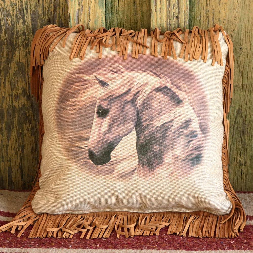 Dapple Mare Linen Pillow
