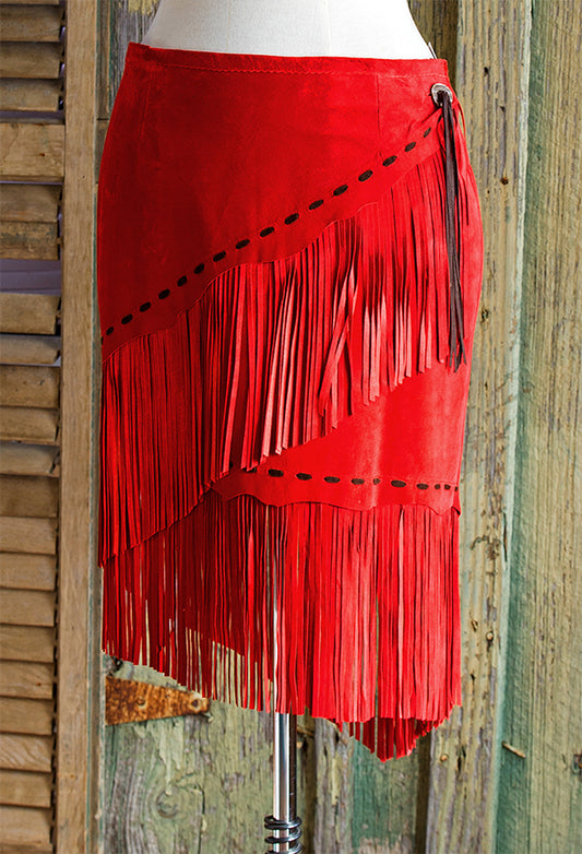 Scarf Skirt Faux Wrap