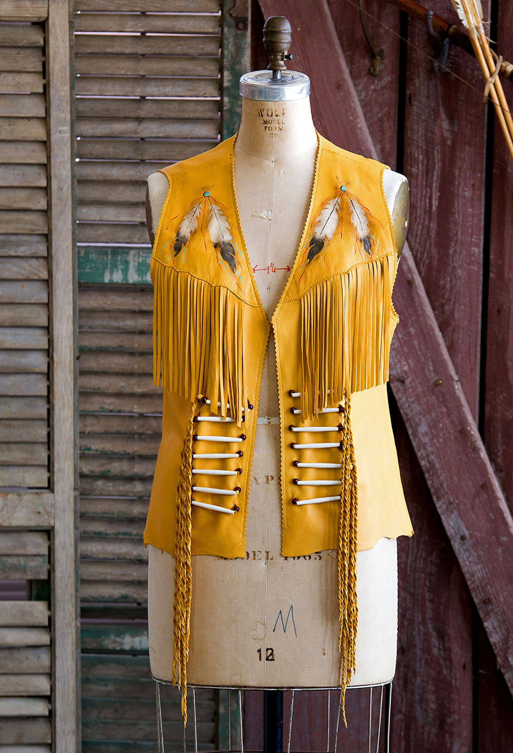 Deerskin Buffalo Vest