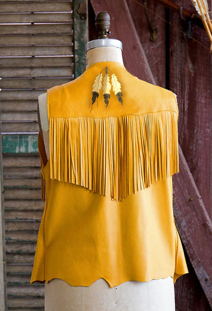 Deerskin Buffalo Vest