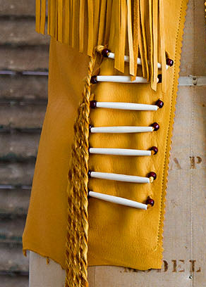Deerskin Buffalo Vest