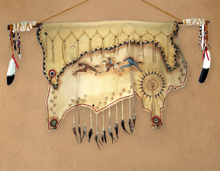 Cayuse Hide Painting