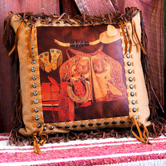 Cowboy Gear Pillow