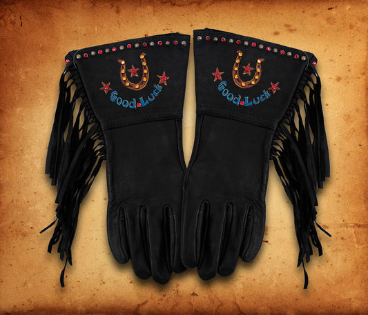 Good Luck Gloves with Crystals