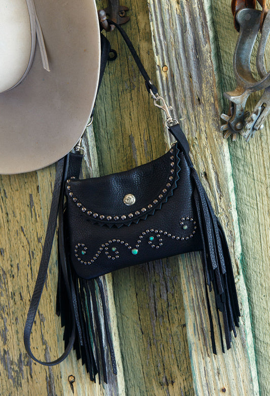 Scroll Zia Bag Black