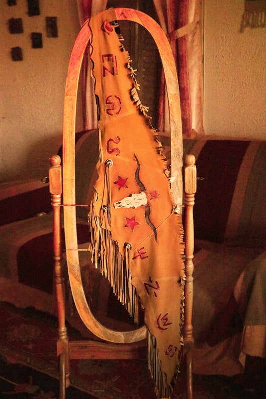 Longhorn Fringe Scarf