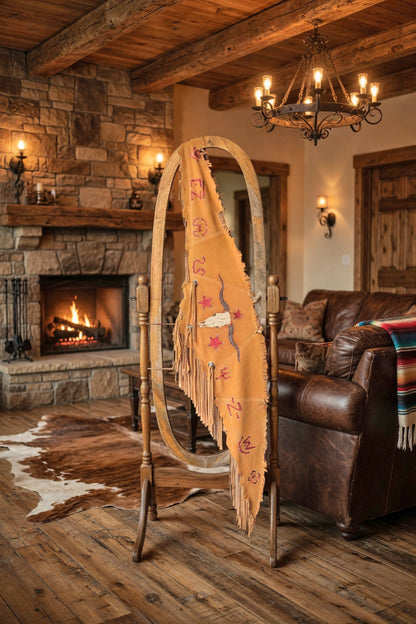 Longhorn Fringe Scarf