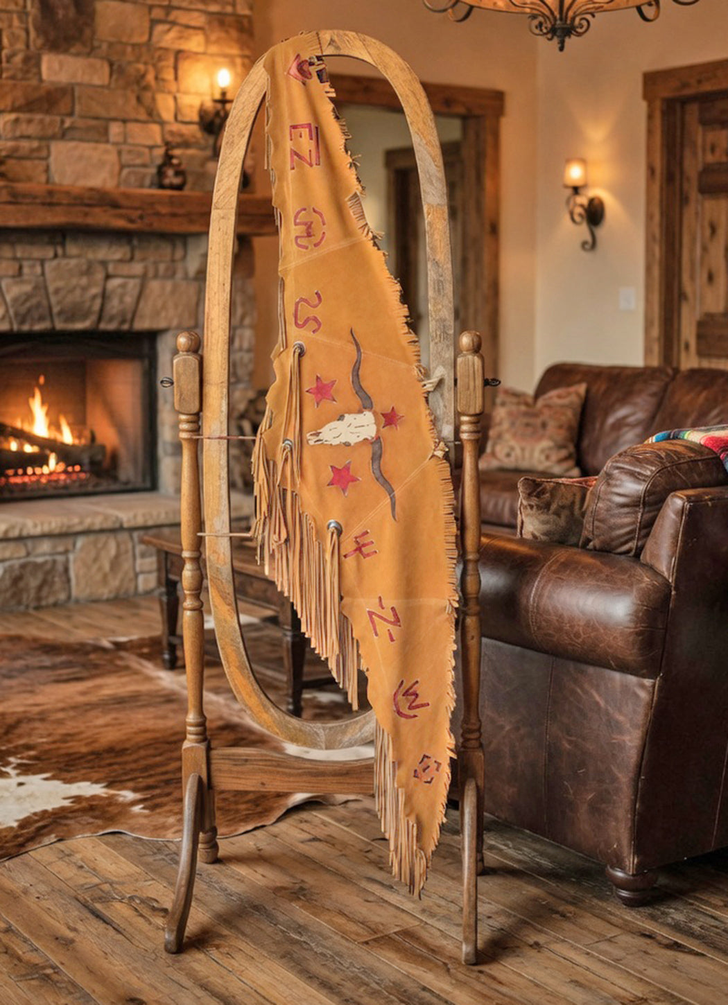 Longhorn Fringe Scarf