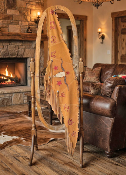 Longhorn Fringe Scarf