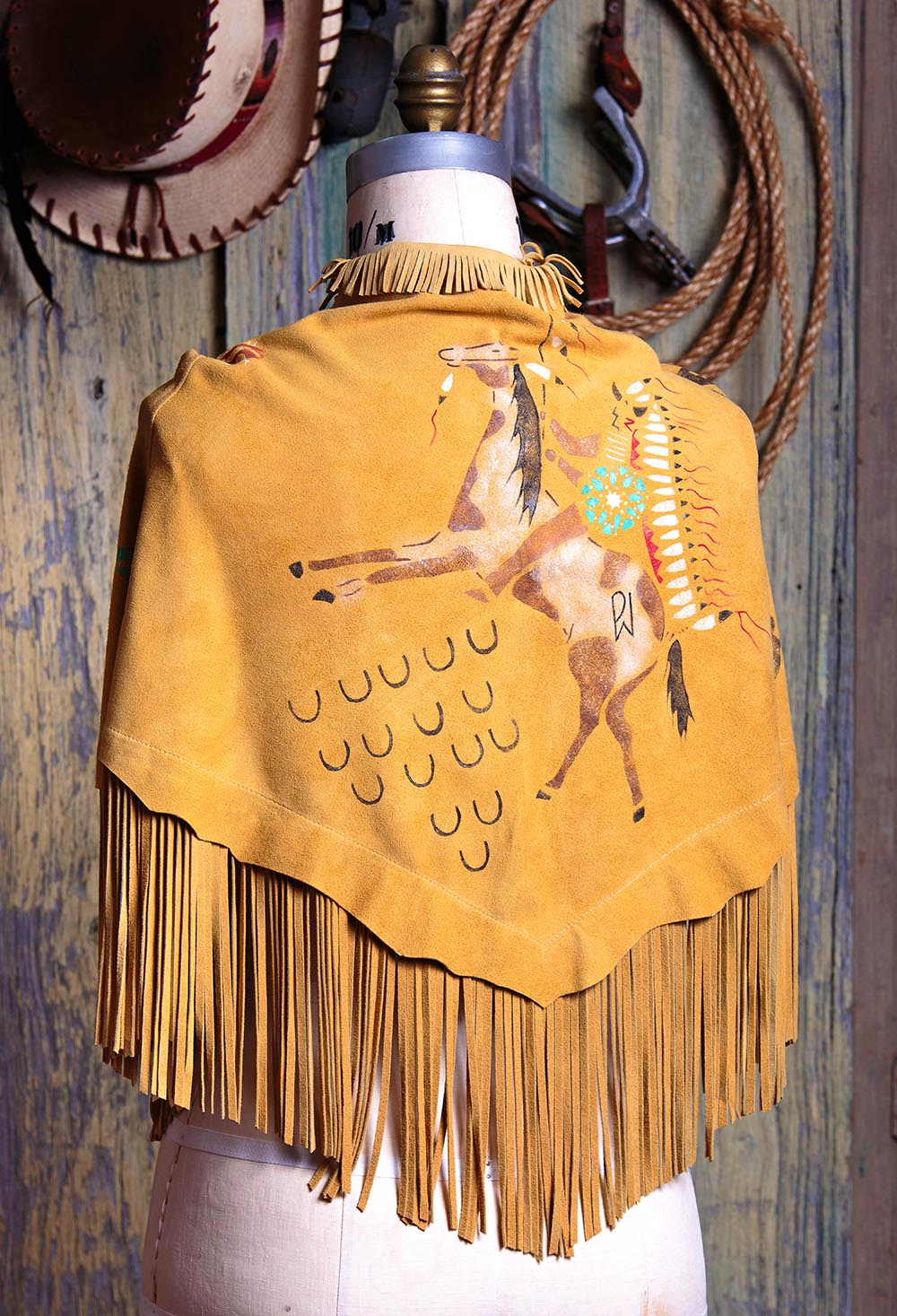 Sitting Bull Fringed Shawl