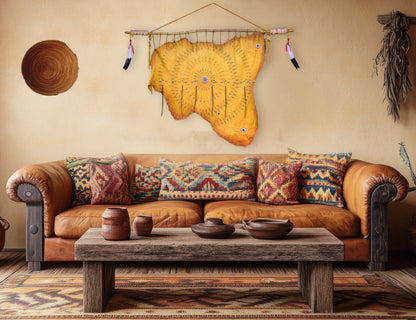 Spirit Shield Hide Painting