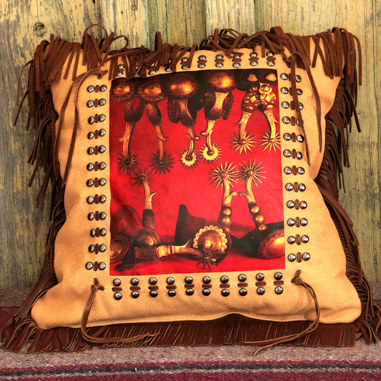Vaquero Spurs Pillow