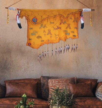 Wind River Hide Painting