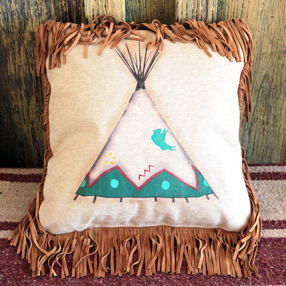 Teepee Linen Pillow