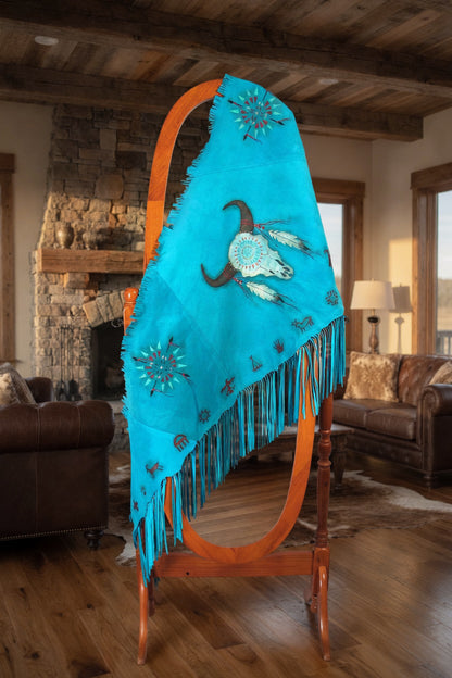 Tatonka Fringed Shawl